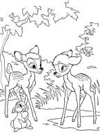 kolorowanki Bambi Disney malowanki do wydruku numer 10